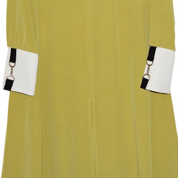 Akosse Green Flowy Tunic Dress w Jewel Detail - Picture 4 of 5